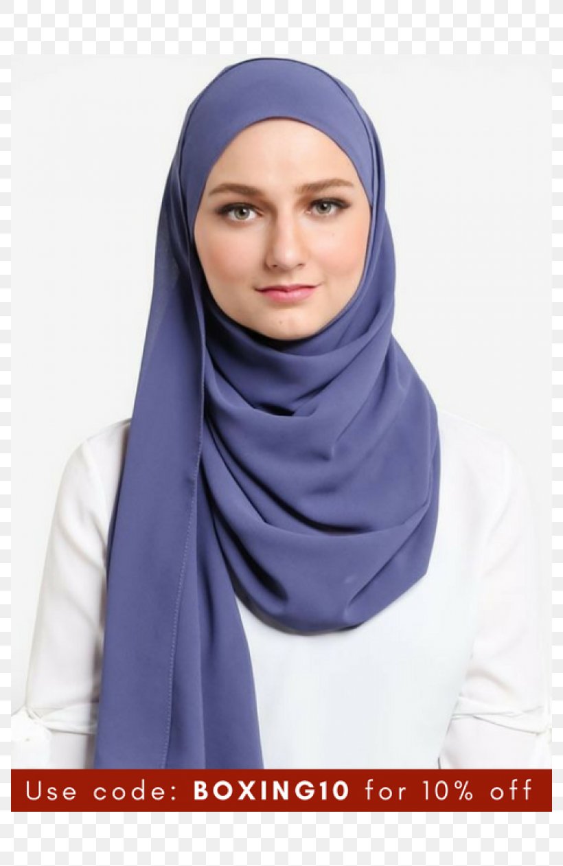 Chiffon ZALORA VERCATO Designer Muslimah Wear Lace Scarf, PNG, 788x1261px, Chiffon, Baju Kurung, Blue, Clothing, Dress Download Free