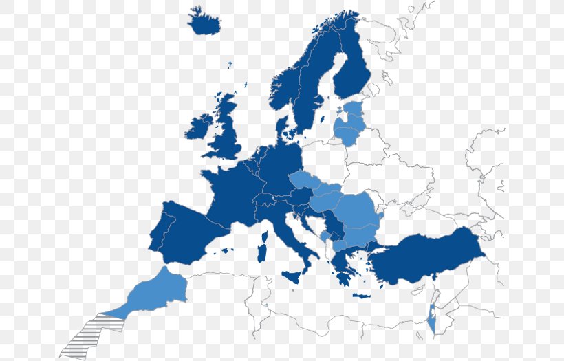 Europe World Map Vector Map, PNG, 650x525px, Europe, Area, Blank Map, Blue, European Union Download Free