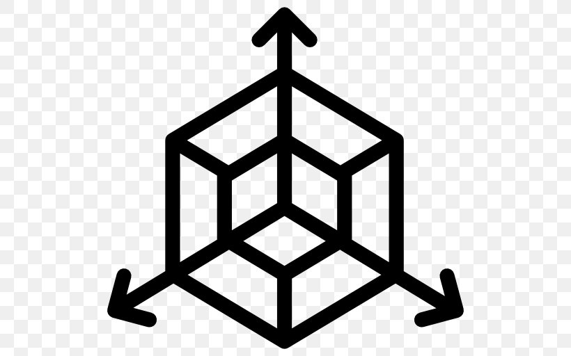 Geometric Shape Geometry Cube, PNG, 512x512px, Shape, Artwork, Black And White, Cube, Geometric Shape Download Free
