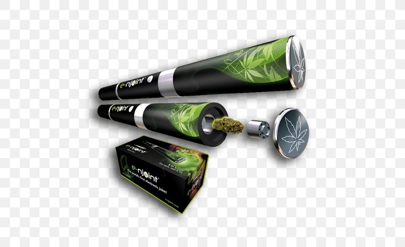 Joint Vaporizer Cannabis Electronic Cigarette Tetrahydrocannabinol, PNG, 500x500px, Watercolor, Cartoon, Flower, Frame, Heart Download Free
