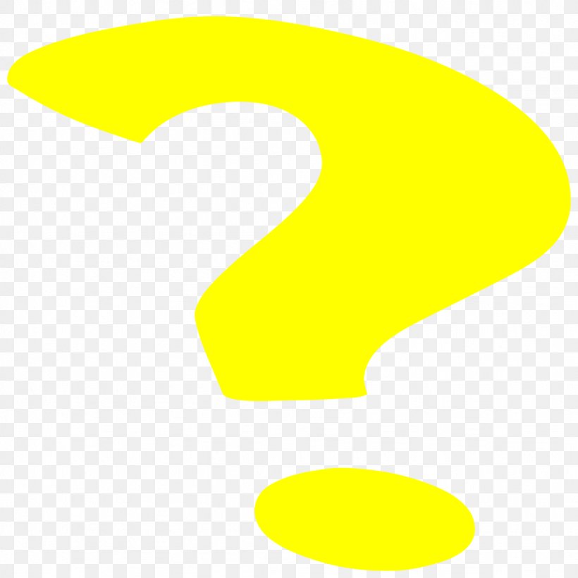 Question Mark Yellow Clip Art, PNG, 1024x1024px, Question Mark, Area, Information, Logo, Public Domain Download Free