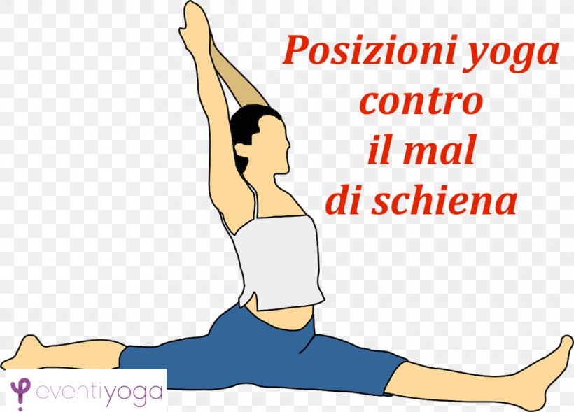 Yoga Hanumanasana Exercise Human Back Back Pain, PNG, 960x690px, Watercolor, Cartoon, Flower, Frame, Heart Download Free