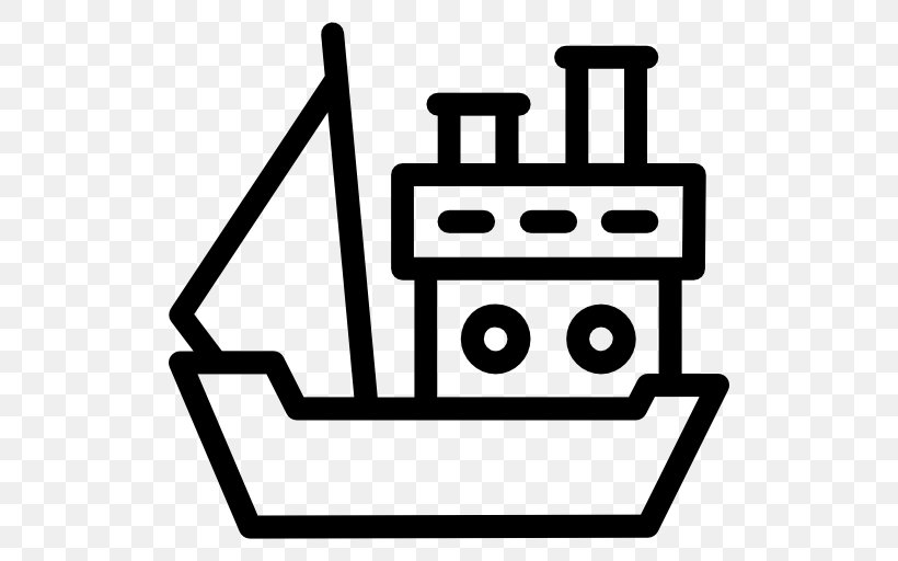Maritime Transport Ship Clip Art, PNG, 512x512px, Transport, Area, Black And White, Boat, Maritime Transport Download Free