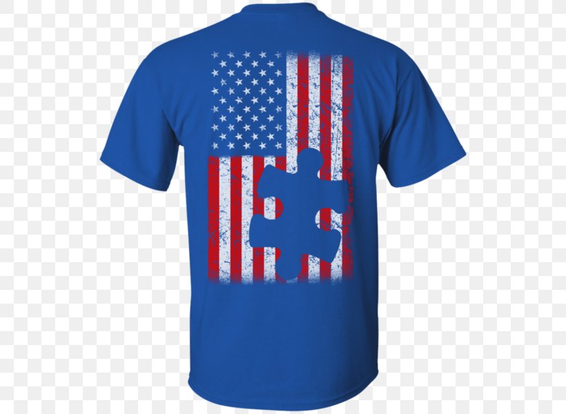 T-shirt United States Of America Flag Of The United States Hoodie, PNG, 600x600px, Tshirt, Active Shirt, Blue, Brand, Clothing Download Free