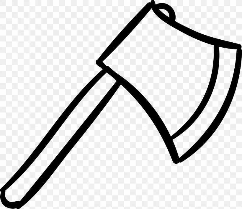 Axe Tool Clip Art, PNG, 980x844px, Axe, Area, Black, Black And White, Cutting Download Free