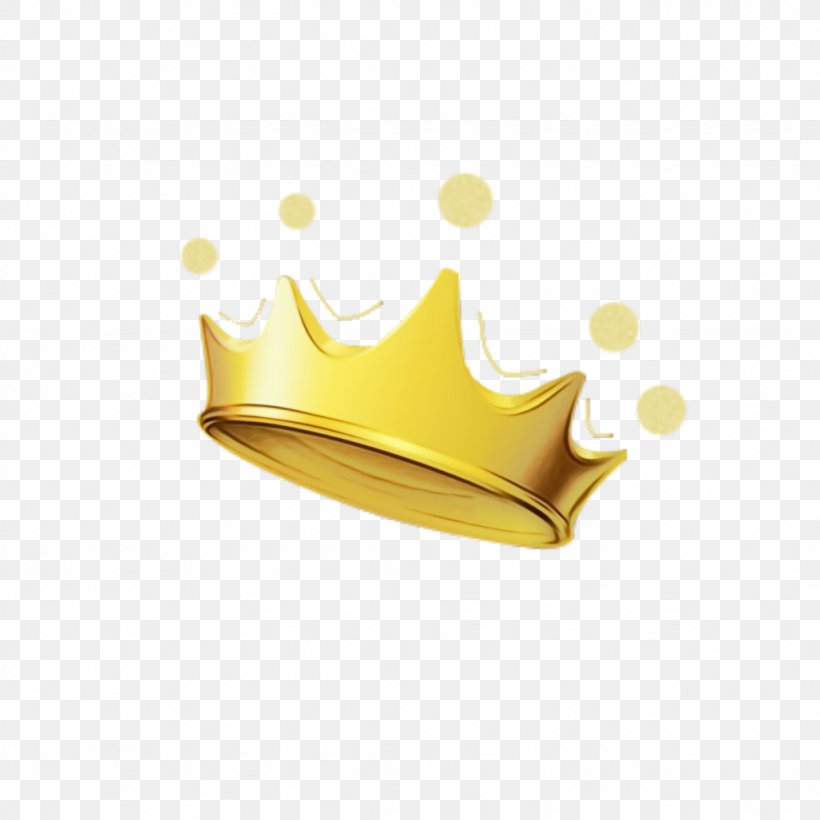 Crown Logo, PNG, 1024x1024px, Yellow, Brass, Crown, Logo, Metal Download Free