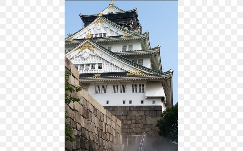 Osaka Historic Site Middle Ages Castle Medieval Architecture, PNG, 960x600px, Osaka, Architecture, Building, Castle, Facade Download Free