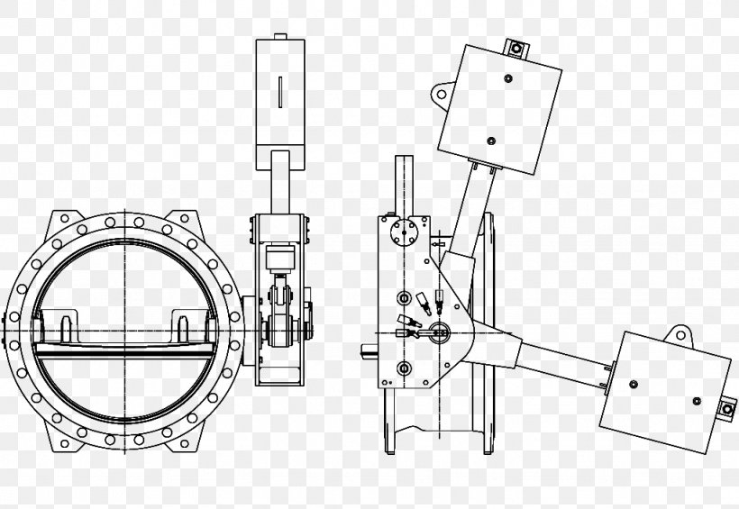 Butterfly Valve Pressure Check Valve Hydraulics, PNG, 1024x706px, Butterfly Valve, Actuator, Ball Valve, Black And White, Check Valve Download Free