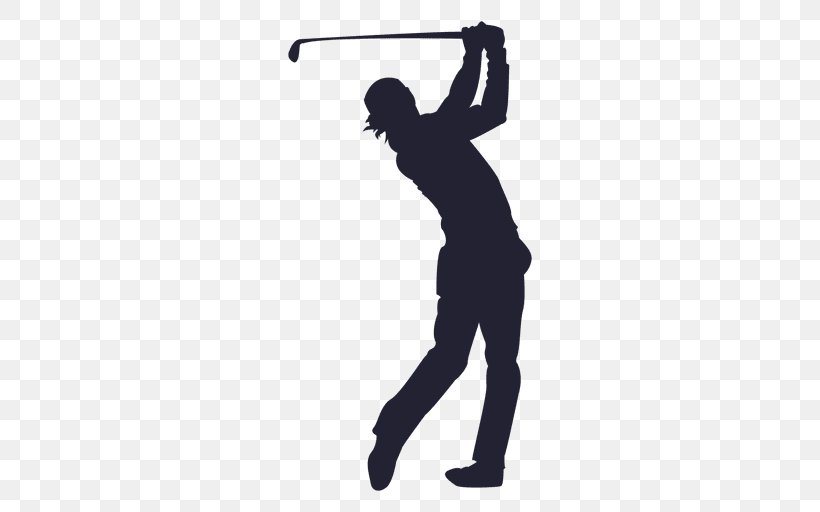 Golf Balls Golfer Golf Clubs, PNG, 512x512px, Golf, Arm, Ball, Baseball Equipment, Black And White Download Free