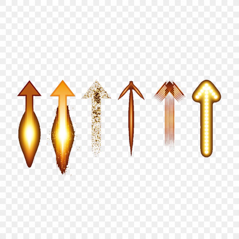 Light Euclidean Vector Arrow, PNG, 1000x1000px, Light, Blue, Brass, Gold, Vecteur Download Free