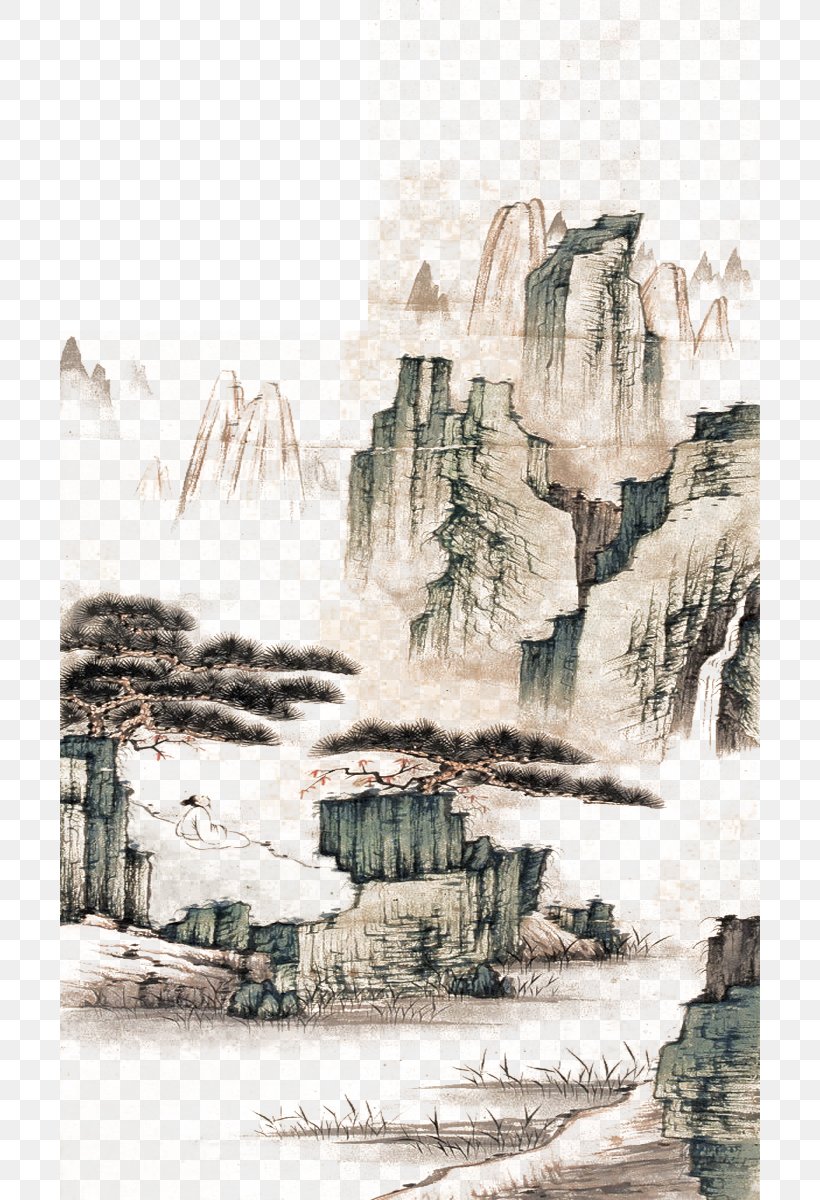 Mount Lu Song Dynasty Shan Shui Ink Wash Painting Chinese Painting, PNG, 700x1200px, Mount Lu, Art, Artist, Artwork, Chinese Painting Download Free