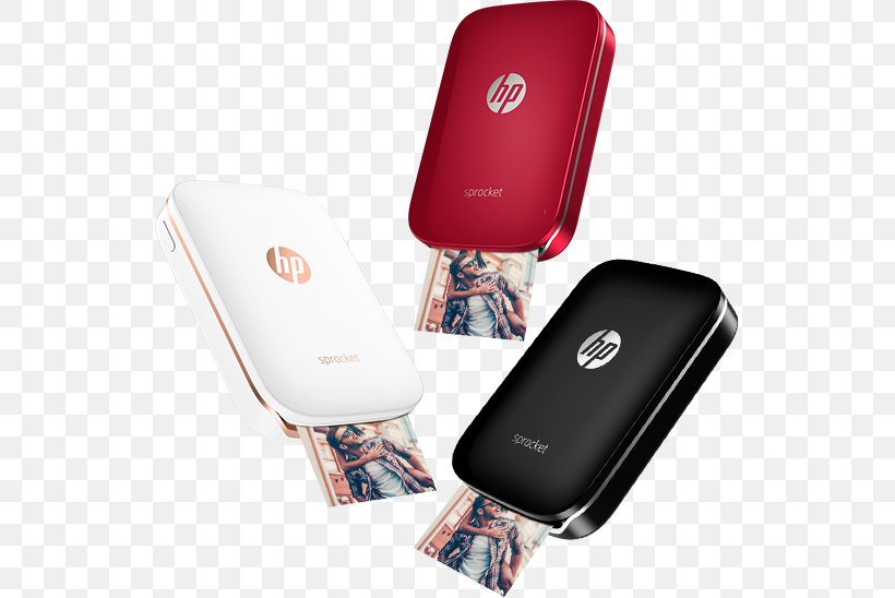 Hewlett-Packard Compact Photo Printer Sprocket Zink, PNG, 535x548px, Hewlettpackard, Android, Compact Photo Printer, Electronic Device, Electronics Download Free