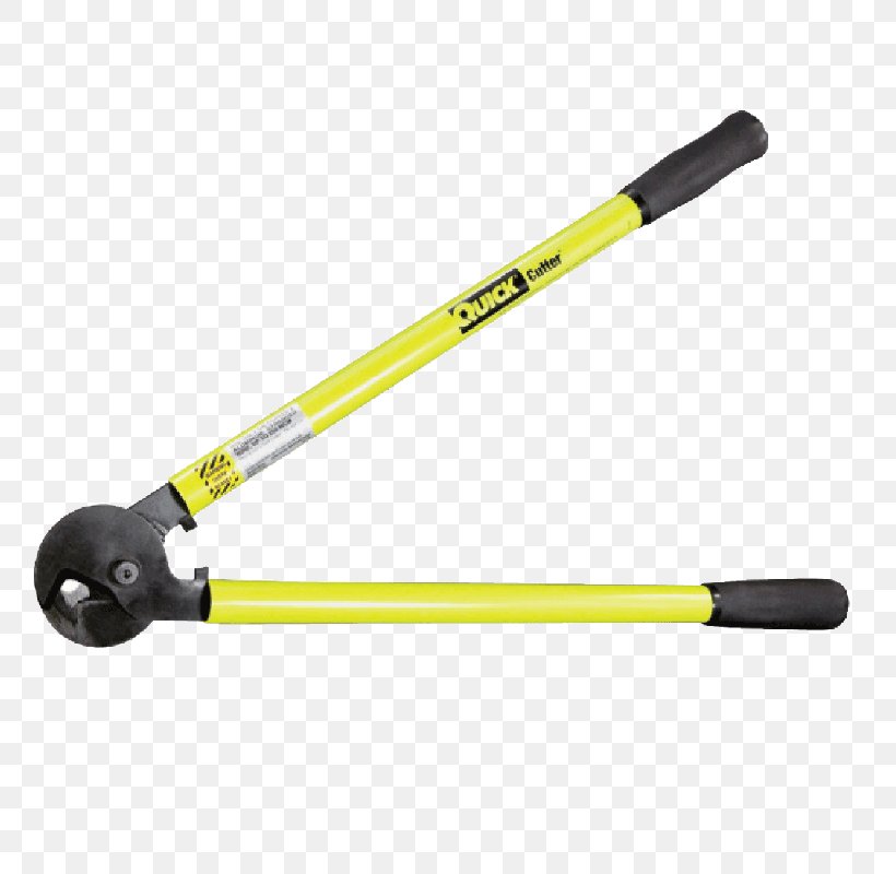 Super Cable Cutter Up To 6/0 Ga 2xPower QuickCutter Cable Cutters Hand Held Heavy Duty Cutter Angle Quick Cable Corporation, PNG, 800x800px, Quick Cable Corporation, Hardware, Tool, Yellow Download Free