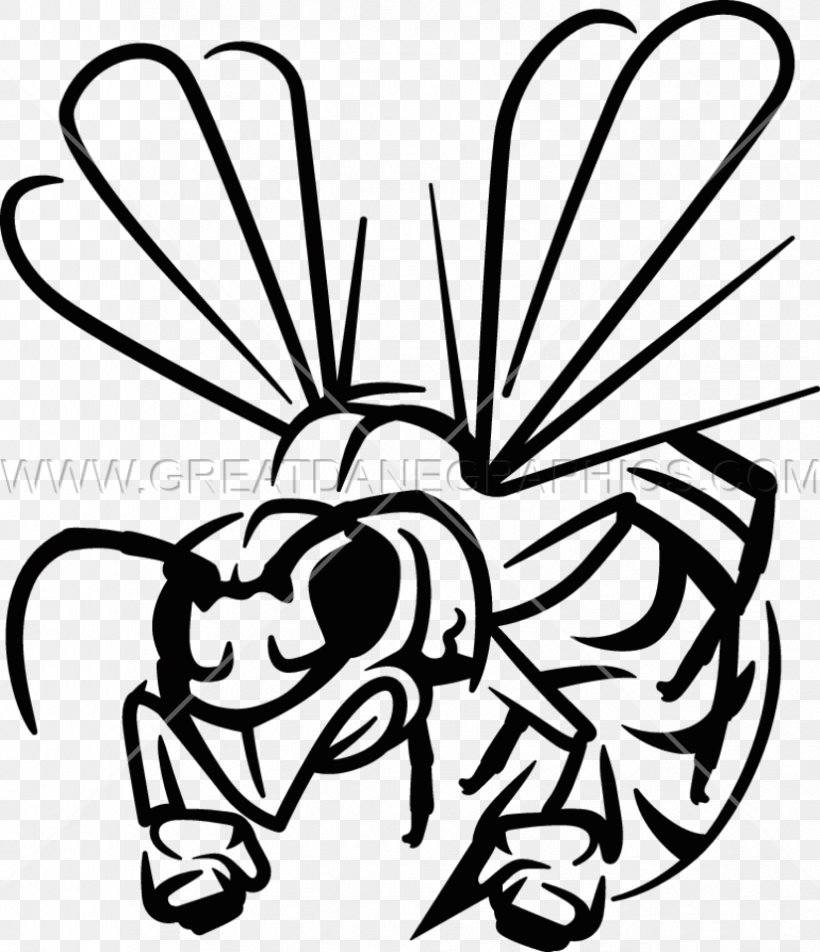 Hornet Insect Line Art Clip Art, PNG, 825x958px, Hornet, Art, Artwork, Baldfaced Hornet, Black And White Download Free