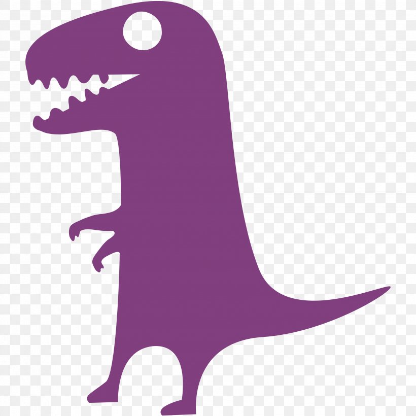 Dinosaur, PNG, 3418x3419px, Dinosaur, Cartoon, Violet Download Free