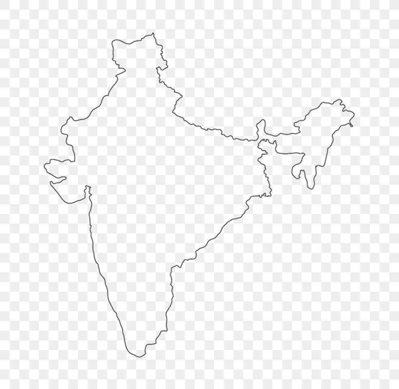 Map India Line Art H&M Animal, PNG, 769x800px, Map, Animal, Area, Black And White, Diagram Download Free