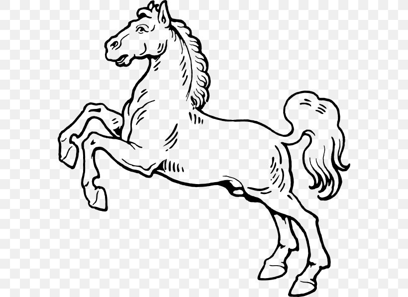 Mustang Equestrian Collection Bronco Clip Art, PNG, 588x597px, Mustang, Animal Figure, Art, Artwork, Black And White Download Free