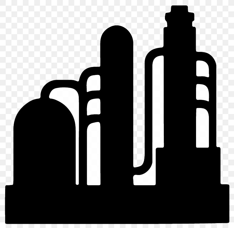 Oil Refinery Petroleum Industry Waste Oil Energy, PNG, 800x800px, Oil Refinery, Black And White, Brand, Business, Drinkware Download Free