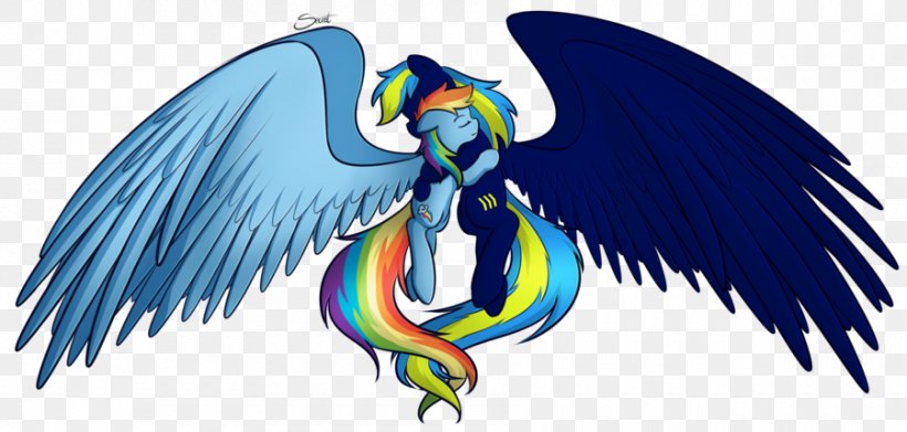 Rainbow Dash My Little Pony Princess Cadance, PNG, 900x430px, Rainbow Dash, Art, Beak, Bird, Cartoon Download Free