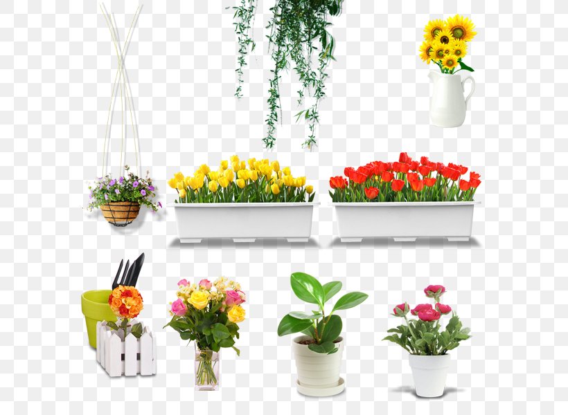 Floral Design Flowerpot Vase, PNG, 600x600px, Floral Design, Artificial Flower, Basket, Bonsai, Cut Flowers Download Free