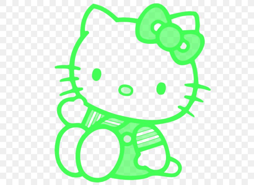 Hello Kitty Desktop Wallpaper Drawing, PNG, 600x600px, Hello Kitty, Animation, Area, Black And White, Character Download Free