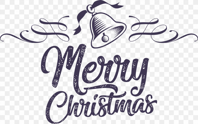 Merry Christmas, PNG, 2999x1891px, Merry Christmas, Black, Black And White, Calligraphy, Christmas Day Download Free