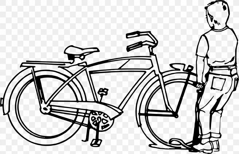 Bicycle Wheels Car Cycling Flat Tire, PNG, 2400x1552px, Bicycle, Area, Artwork, Auto Part, Automotive Design Download Free