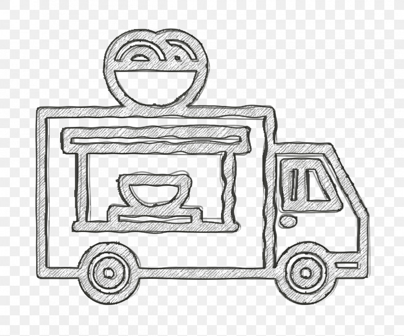 Fast Food Icon Van Icon Food Truck Icon, PNG, 1250x1040px, Fast Food Icon, Auto Part, Blackandwhite, Car, Coloring Book Download Free