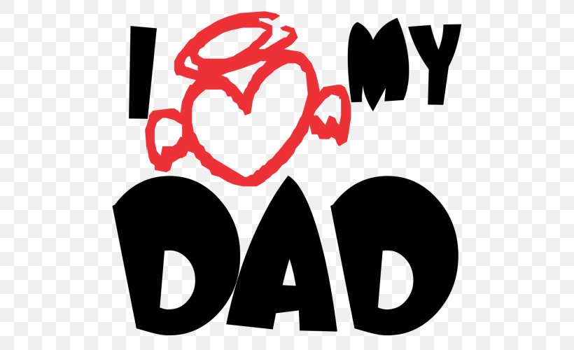Love My Dad Father T-shirt, PNG, 500x500px, Watercolor, Cartoon, Flower, Frame, Heart Download Free