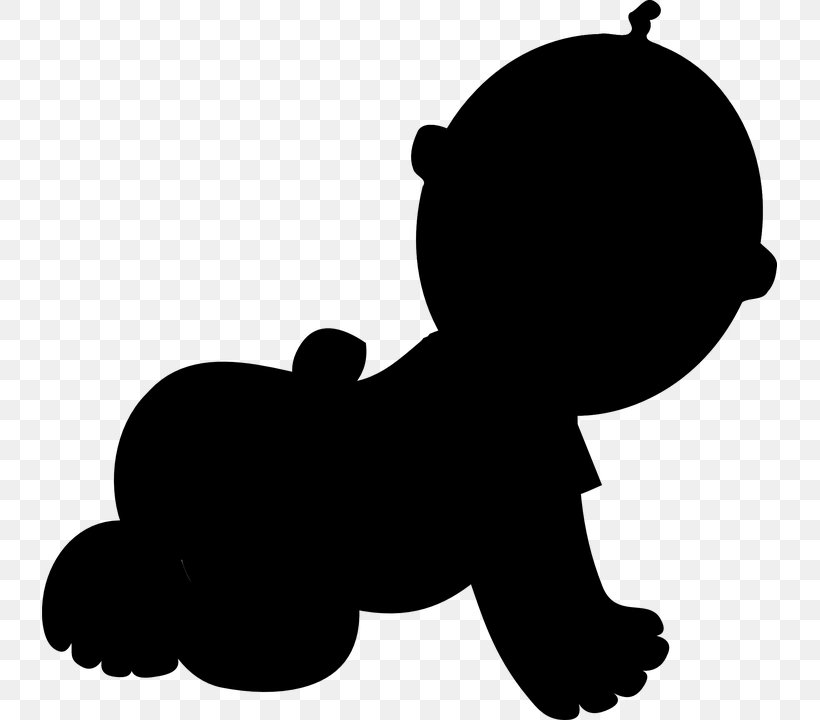 Silhouette Infant Blog Image Diaper, PNG, 735x720px, Silhouette, Birth, Black, Blackandwhite, Blog Download Free