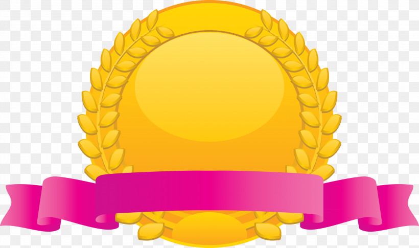 Award Badge, PNG, 3000x1777px, Award Badge, Aqua, Badge, Blue, Gold Download Free
