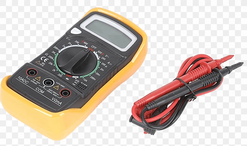 Electronics Multimeter Tool Digital Signal Measuring Instrument, PNG, 848x502px, Watercolor, Cartoon, Flower, Frame, Heart Download Free