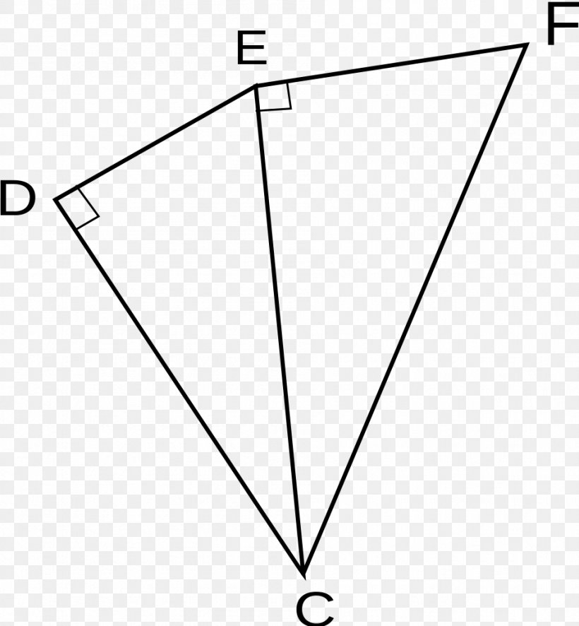 Right Triangle Trigonometry Cathetus, PNG, 947x1024px, Triangle, Area, Black And White, Cathetus, Centimeter Download Free