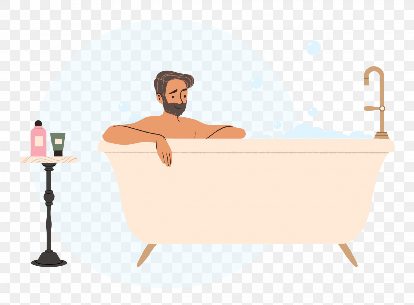 Bath Time, PNG, 2500x1843px, Bath Time, Cartoon, Chair, Hm, Meter Download Free