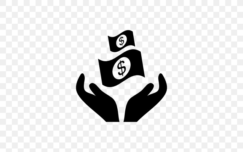 Money United States Dollar Clip Art, PNG, 512x512px, Money, Black, Black And White, Business, Currency Download Free