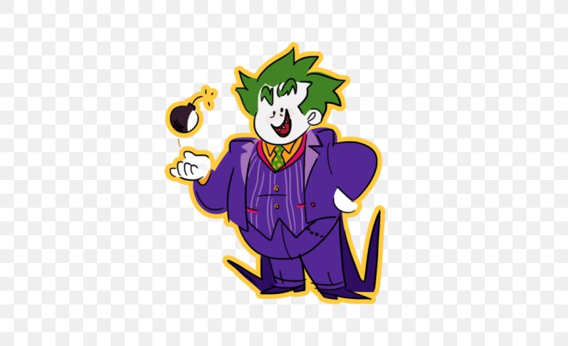 Joker Batman Clip Art, PNG, 500x500px, Joker, Art, Batman, Cartoon, Fan Art Download Free