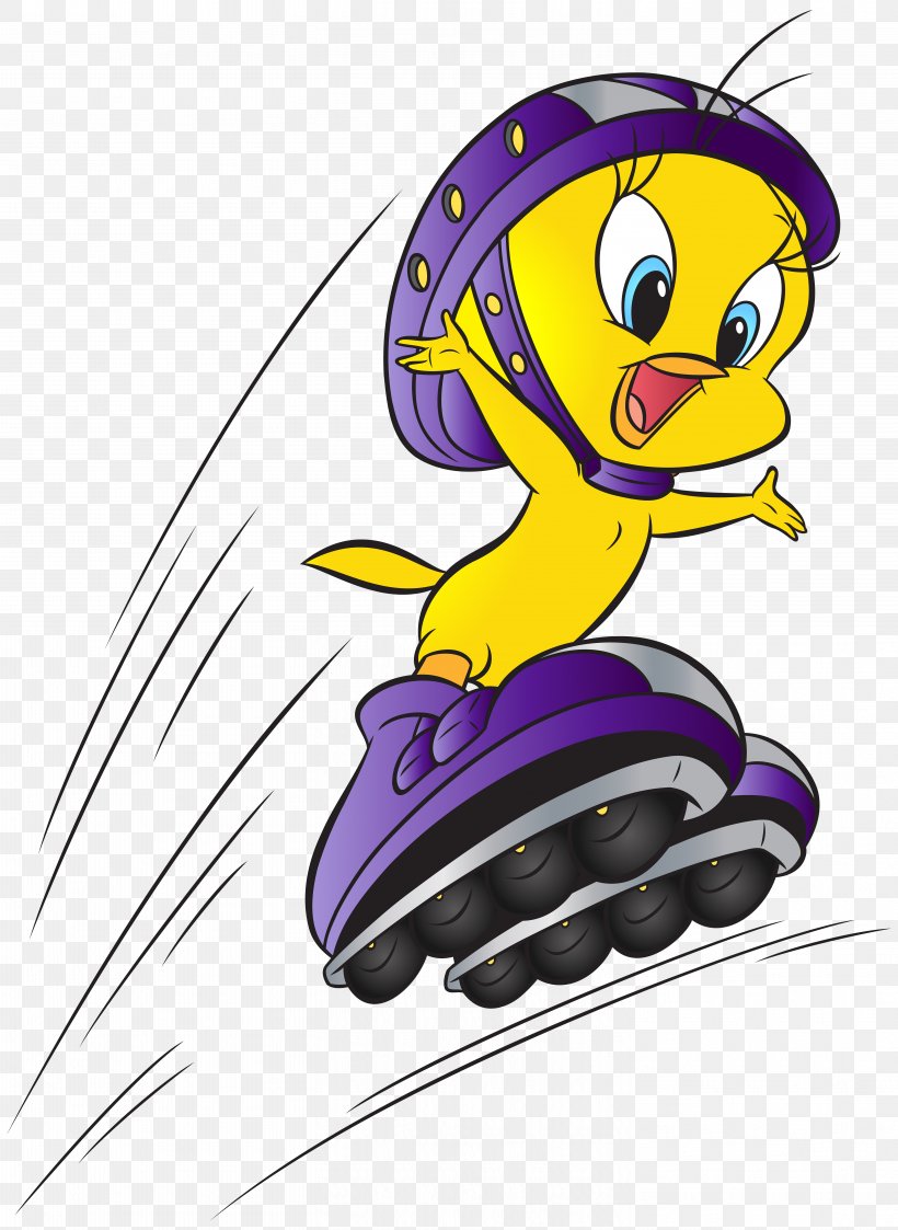 Roller Skates Roller Skating Ice Skating Clip Art, PNG, 5839x8000px, Tweety, Animation, Art, Beak, Bird Download Free