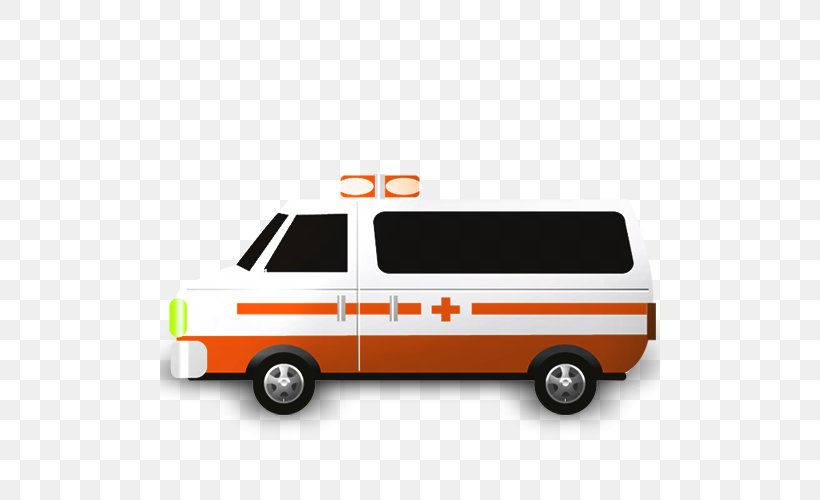 Ambulance, PNG, 500x500px, Ambulance, Automotive Design, Brand, Car, Cartoon Download Free