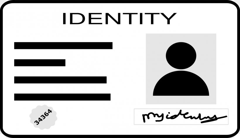 Identity Document Clip Art, PNG, 2400x1388px, Identity Document, Area, Black, Black And White, Brand Download Free