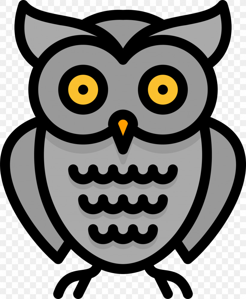 Owl Cute Owl Carton Owl, PNG, 2468x3000px, Owl, Bird, Bird Of Prey, Blackandwhite, Carton Owl Download Free