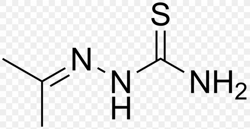 Acetone Thiosemicarbazone Semicarbazide Acetone Thiosemicarbazone Structure, PNG, 984x511px, Semicarbazone, Acetone, Area, Black, Black And White Download Free