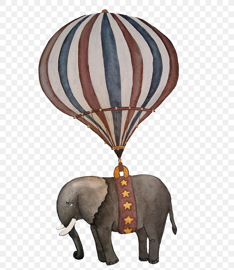 Hot Air Ballooning Indian Elephant, PNG, 564x947px, Hot Air Balloon, Animal, Balloon, Designer, Elephant Download Free