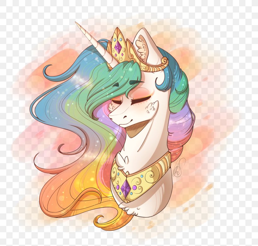 My Little Pony Princess Celestia Princess Luna Art, PNG, 811x784px, Watercolor, Cartoon, Flower, Frame, Heart Download Free