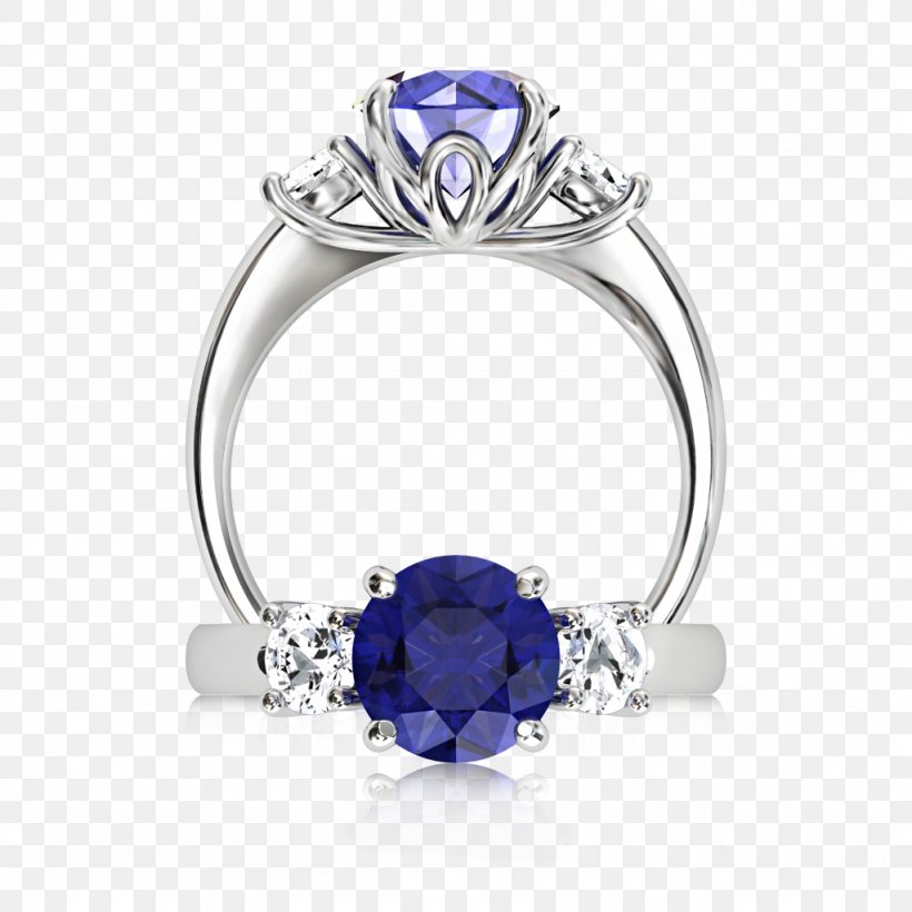 Sapphire Engagement Ring Jewellery Tanzanite, PNG, 1024x1024px, Sapphire, Blue, Body Jewellery, Body Jewelry, Diamond Download Free