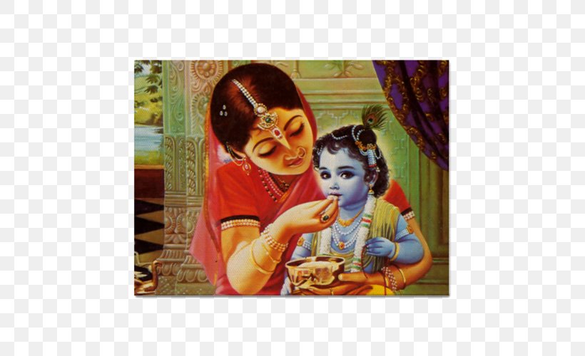 Bala Krishna Vrindavan Yashoda Radha, PNG, 500x500px, Krishna, Art, Bala Krishna, Bhajan, Child Download Free