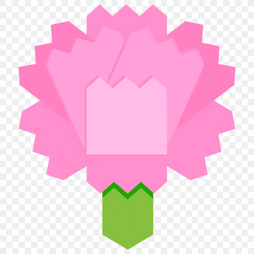 Carnation Flower, PNG, 1200x1200px, Carnation, Construction Paper, Flower, Magenta, Origami Download Free