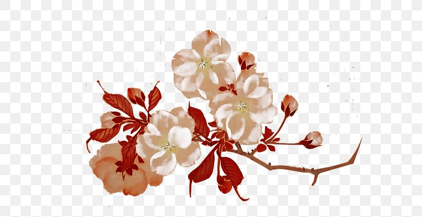 Cherry Blossom Floral Design Petal, PNG, 600x422px, Blossom, Branch, Cherry, Cherry Blossom, Flora Download Free