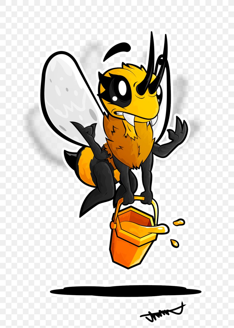 Honey Bee Cartoon Clip Art, PNG, 695x1148px, Honey Bee, Art, Artwork, Bee, Cartoon Download Free