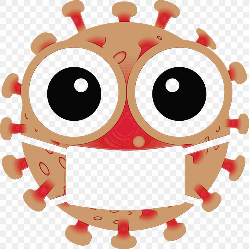 Cartoon Facial Expression Pink Red Nose, PNG, 1438x1440px, Covid19, Cartoon, Cheek, Corona, Coronavirus Download Free