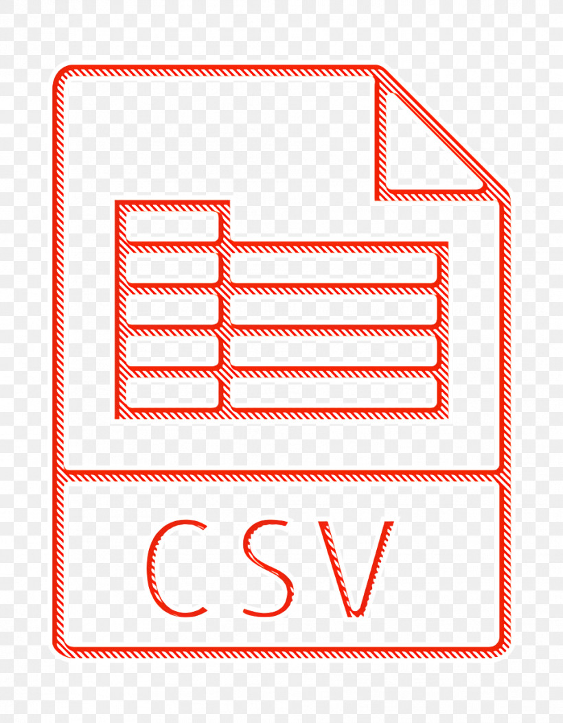Csv Icon File Type Icon, PNG, 956x1228px, Csv Icon, Download Images, File Type Icon, Glyph, Line Download Free